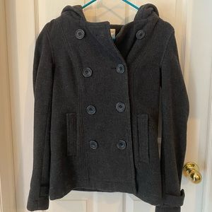 Aeropostale Hooded Peacoat.